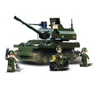 Sluban Battle Tank Military Vehicle Brick Building Set (M38-B9800, 258 Pieces)