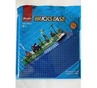 Sluban Bricks Base Compatible Building Block Base Plate, 25.6 cm x 25.6 cm, Blue, M38-B0833-E