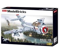 Sluban Builder Set Army M38-B0983 MIG-15 Russian Jet Plane 583-Piece