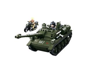 Sluban By Kombat UK WWII Allied Tank Destroyer Brick Building Kit Military B0687