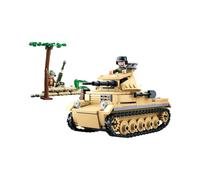 Sluban By Kombat UK WWII Small German Tank Brick Building Kit Military B0691
