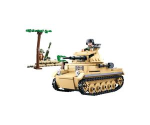 Sluban By Kombat UK WWII Small German Tank Brick Building Kit Military B0691