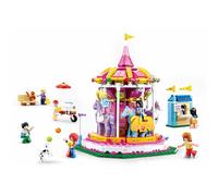 Sluban Carousel Merry-Go-Round Building Set (M38-B0725, 762 Pieces)