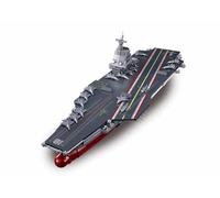 Sluban Fujian Aircraft Carrier Model Kit, 1/450 Scale, 1312 Pieces, Military Navy Ship Building Set