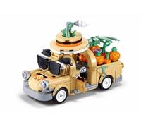 Sluban Girls Dream Theme Park Pumpkin Truck Building Set, 292 Pieces, Ages 7-13, M38-B1175