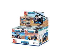Sluban M38-B0638 Police II 4 Assortments, 2 per Each 644 Pieces, Multicolored
