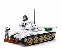 Sluban M38-B0978 Army (Battle of Budapest)-T-34/85 Medium Tank 518pcs, Multi Colour