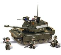 Sluban M38-B6500 Army Leading Tank,Multicolor,Small