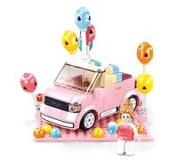 Sluban MiniQ Open-Topped Car Building Set (M38-B1086, 245 Pieces)