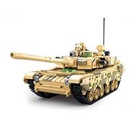 Sluban - Model Bricks-99A Main Battle Tank 2In 1 893pcs, M38-B0790, Multi-Colour