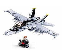 Sluban - Model Bricks-F/A-18E Super Bumblebee, M38-B0928, Multi-Colour