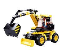 Sluban Town - Excavator 2 into1 196 Pieces