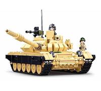 Sluban ModelBricks Military Tank Building Set, 770 Pieces, 2-in-1 Desert Tank, Ages 8-14