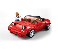Sluban ModelBricks Red Sports Car Building Set, 264 Pieces, Ages 10-16, M38-B1128