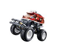 Sluban Off-Road Power Bricks Building Set, 261 Pieces, Pull Back Monster Truck, Ages 6-12, M38-B1159