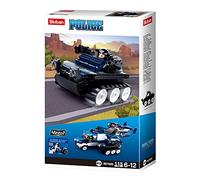 Sluban - Police-Amphibious Patrol Car 4Into1 115pcs, M38-B0760B, Multicoloured