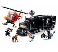 Sluban Police Construction 535 Pieces 47 x 33 cm, Multicolour (SL0659)