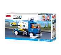 Sluban SL07168 Street Cleaning (121 Pieces) Play Set Clamping Block (US IMPORT)
