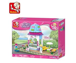 Sluban SlubanM38-B0525 Ice Cream Shop Building Bricks Set