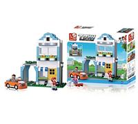 Sluban SlubanM38-B0572 Limy and Queenie's Apartment Building Bricks Set