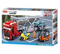 Sluban Town Truck Transport 542 Pieces Construction Game Silver