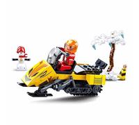 Sluban Town Snow Rescue Snow Mobil Construction Game 115 Pieces
