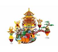 Sluban Traditional Chinese Temple Building Set, 3030 Pieces, Pagoda with Garden Design, 50.1 x 32.2 x 36.7 cm, M38-B0939