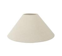 Slubby Hopsack Coolie Lampshade | Modern Lamp Shades for Table Lamps and Floor Lamps | Natural Cream Lampshade for Standard Lamps (Coolie, 50cm Diameter)