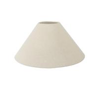 Slubby Hopsack Lamp Shade | Modern Shades for Table Lamps and Floor Lamps | Natural Cream Lampshade for Standard Lamps (Coolie, 40cm Diameter)