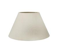 Slubby Hopsack Lamp Shade | Modern Shades for Table Lamps and Floor Lamps | Natural Cream Lampshade for Standard Lamps (Empire, 25cm Diameter)
