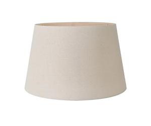 Slubby Hopsack Lamp Shade | Modern Shades for Table Lamps and Floor Lamps | Natural Cream Lampshade for Standard Lamps (Tapered, 45cm Diameter)