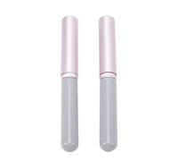 Sluffs 2pcs Lip Brush with Lid Professional Portable Exquisite Soft Hair Lip Makeup Brush Cosmetic Tool,Enhances Lip Care
