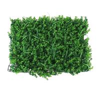 Sluffs Artificial Plants Grass Wall Panel, Artificial Hedge Panels Green Wall Privacy Fence Indoor Outdoor Garden Backyard Party Wedding Wall Decor (Type 4)
