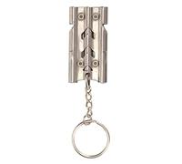 Sluffs Bird Training Whistle,Stainless Steel Portable Bird Ultrasonic Whistle,High Frequency Pet Whistle Equipment Behavior Recall Trainer Whistle for Pet Birds Pigeon Parrots (3 Pipe)