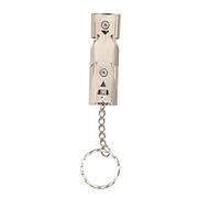 Sluffs Bird Training Whistle,Stainless Steel Portable Bird Ultrasonic Whistle,High Frequency Pet Whistle Equipment Behavior Recall Trainer Whistle for Pet Birds Pigeon Parrots (Double Tube)