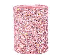 Sluffs Featuring Glitter Diamond Decoration, This Pink Makeup Brush Holder adds a Touch of Elegance and Style to Your Makeup Collection Designed to Hold Multiple Sizes of Brush.