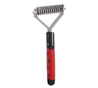 Sluffs GoPets 2-Sided Dematting & Deshedding Comb for Dogs & Cats, Pet Handle Pet Open Knot Grooming Hair Comb Brush for Dogs Cats