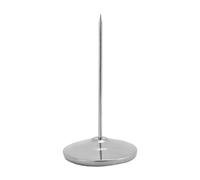Sluffs Stainless Steel Straight Paper Memo Receipt Holder Spike Stick for Office Restaurant Bill Fork Receipt Spike Stick Silver