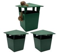 Slug And Snail Trap Kit - 70g Portable Beer Bait Catcher | ABS Garden House, Outdoor Slug Removal System, Lawn Patio Farm Garden Protection Trap For Organic Plant Care Home Gardening
