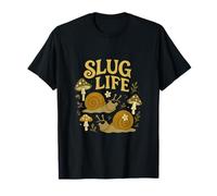 Slug Life Cottagecore Snail Mushroom Forest Design T-Shirt
