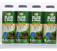 Slug & Snail Killer Max, 800G Powerful Slug Killer Pellets for Protecting Ornamental Plants and Garden Vegetables Snail Repellant Best for Organic Gardening (Pack of 4)