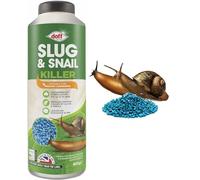 Slug & Snail Killer Powder 800g - Outdoor Garden Repellent Pellets - Weatherproof Anti Snail Slug Snail Granules, Long Lasting Bait for Vegetable Patch & Flower Beds