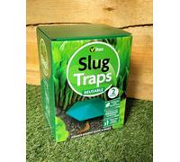Slug & Snail Traps 2 Vitax Reusable Traps Organic Gardening Pet Child Safe