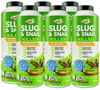 Slug & Snails Killers Repellent Perfectly Safe and Environment Friendly Organic Suitable Pellets Showerproof Pest Control Trap Product For Gardens Dogs and Other Wildlife 800g (Pack of 6)