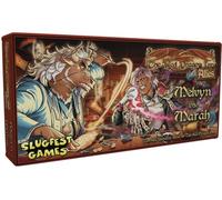 SlugFest Games The Red Dragon Inn: Allies - Melvyn vs Marah Expansion | Expansion for The Red Dragon Inn; 2-5 players, 30-60 min, ages 13+; adds Melvyn, Marah, Pub Crawl and Boss Battle.