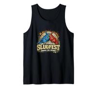 Slugfest Knock Em Slime Retro Slug Punch Gatropod Tank Top
