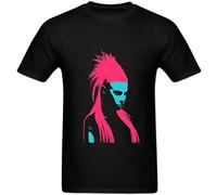 Sluggish Min Blacksoul Die Antwoord Paint Art O-Neck 100% Cotton Short Sleeve Unisex T-Shirt M