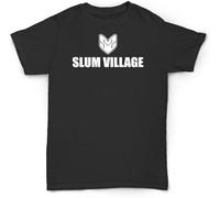 Slum Village Vintage Hip-Hop Dilla Madlib T-Shirt Graphic Printed Mens Black Mens Unisex Tee XXL
