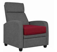 SLUMBER HOME Booster Seat Cushion for Armchairs, Sofa & Recliner - Memory Foam Chair Cushion with Polyester Zipped Cover for Elderly Adult Support, 50cm x 50cm x 12.7cm (Burgundy)