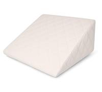 SLUMBER HOME Orthopedic Wedge Pillow for Sleeping, Acid Reflux, GERD, Snoring, Back & Leg Pain, Post Surgery, Maternity - Triangle Elevation, Washable Zip Cover, Non-Slip Base, 16" x 16" x 12"